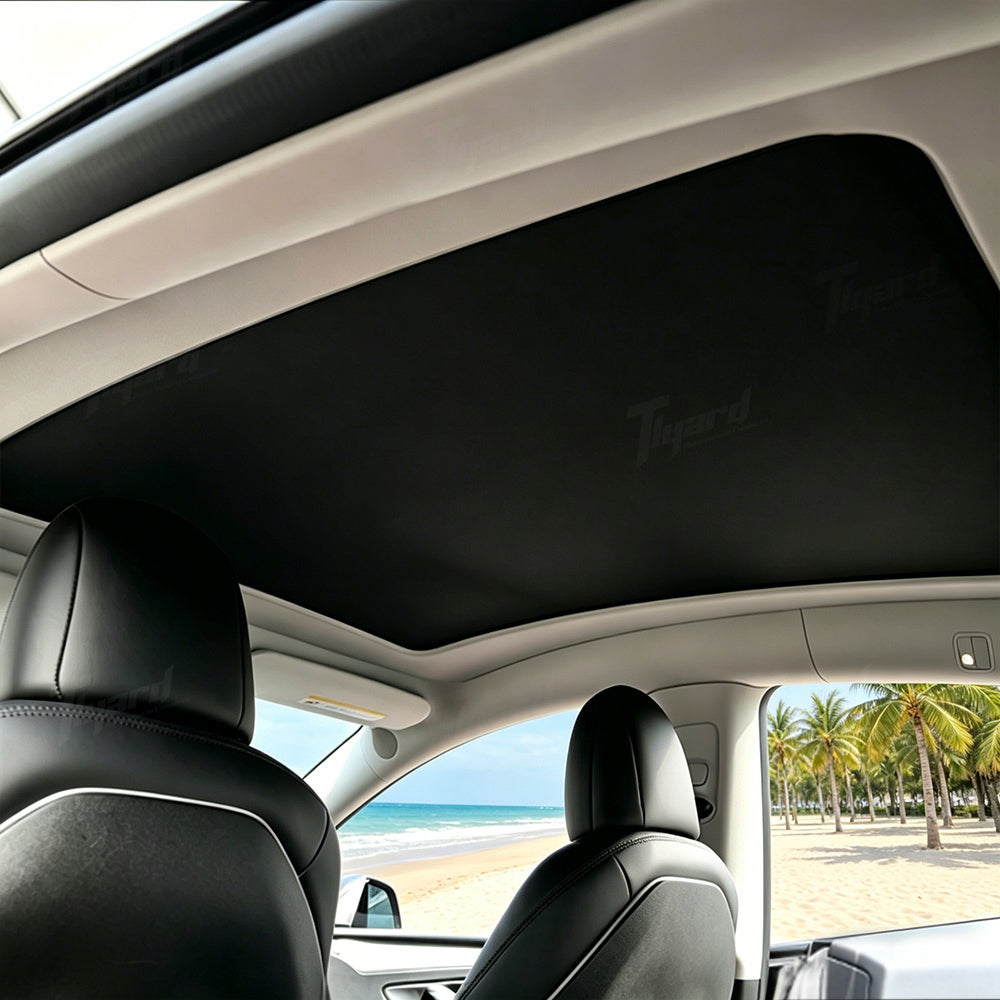 2020- 2025 Model Y Electric Retractable Roof Sunshade Sun Protection Shade for 2025+ Model Y Juniper