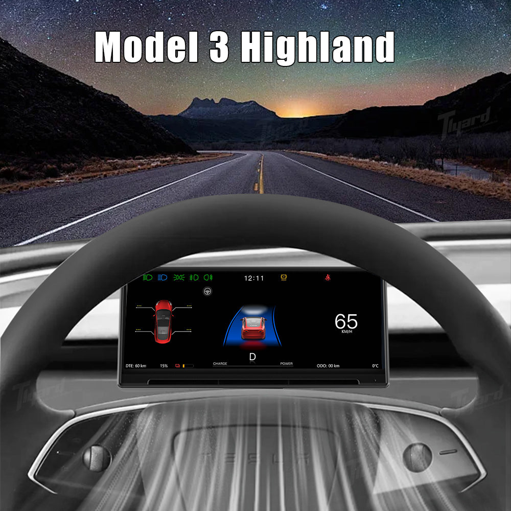 F9 9 Inches Touch Instrument Cluster CarPlay For Model 3 & Y Highland Juniper