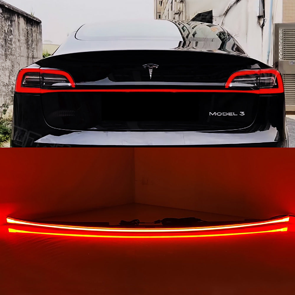 Model 3 & Y Lite Version Full-Width Strip Through Shape Taillight