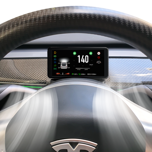Tesla Model 3 &amp; Y 5.5" Dashboard Mini skærm heder-up Display Display med skærm
