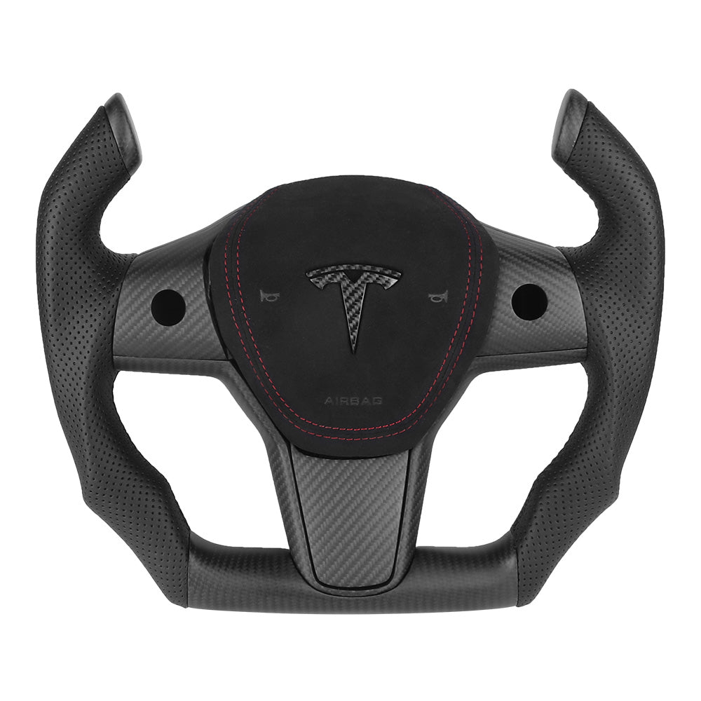 Volante de estilo de avión personalizado para Tesla modelo 3/ Y