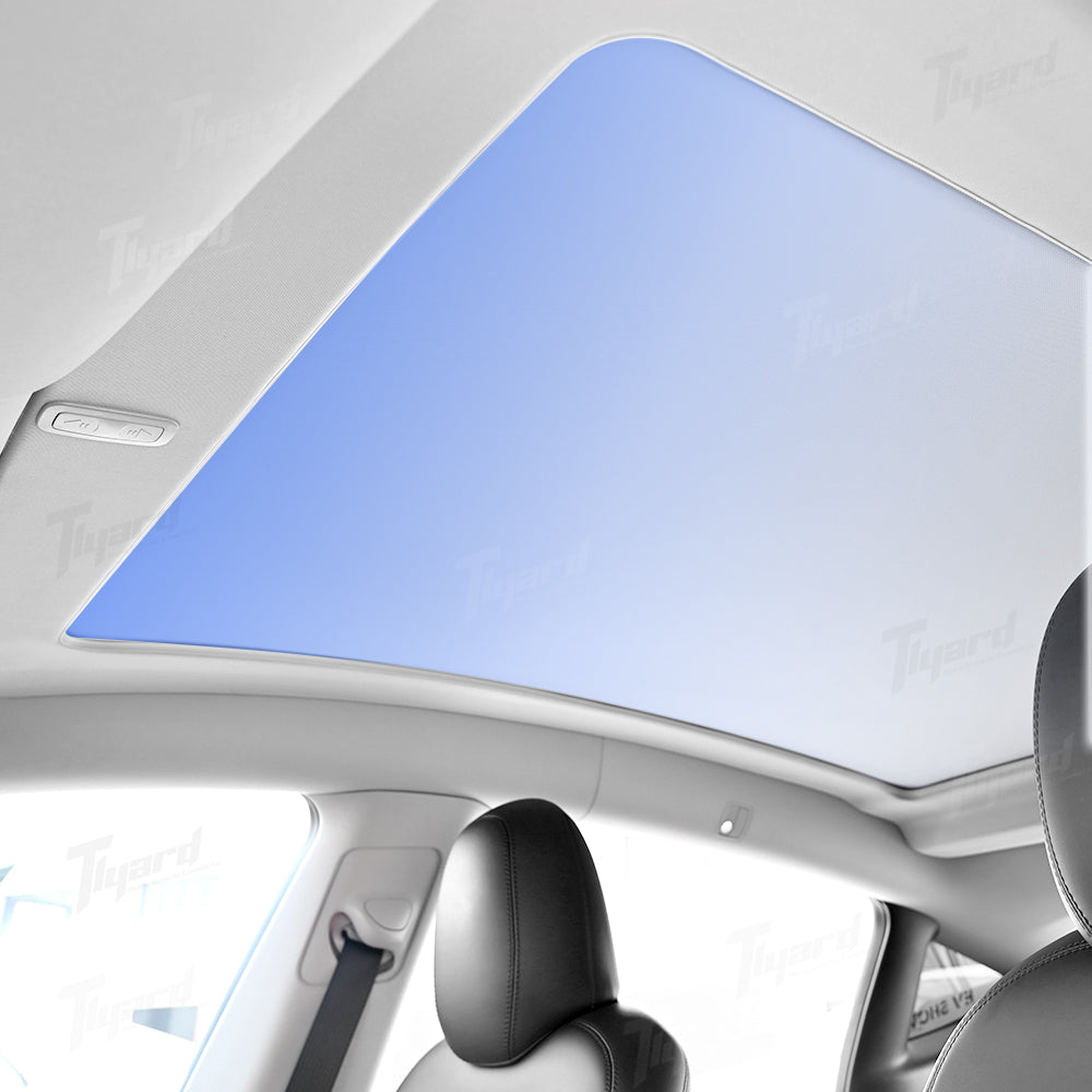 Tesla Model Y Voice-Controlled Electric Retractable Telescopic Roof Sunshade Protection Shade (US Only)