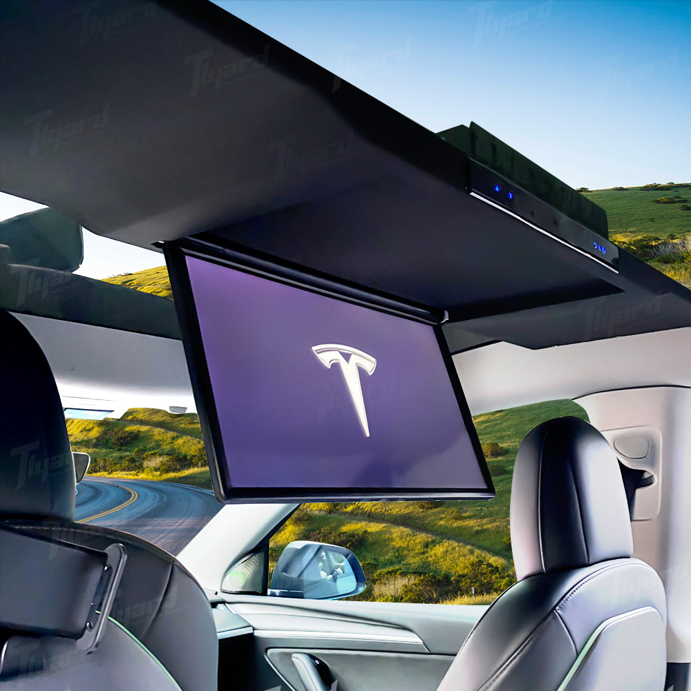 Tesla Accessories 17.3-Inch Car Roof-Mounted TV With Wi-Fi for Model Y