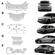 2020-2025.02 Tesla Model Y Full Coverage Paint Protection Film Kit Pre-Cut Scratch-Resistant Shield PPF Kit| Tlyard