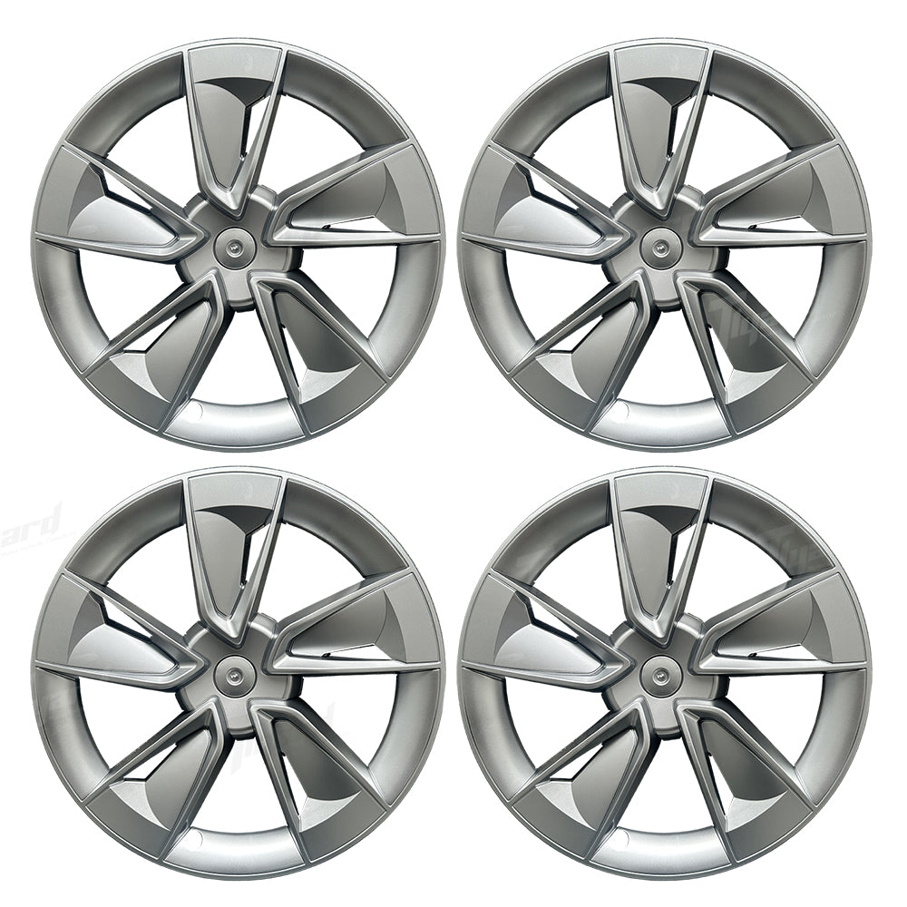 2025+ Model Y Juniper 19” Wheel Covers V-shaped spokes Hubcaps Full Rim Protectors 4 PCS | Tlyard