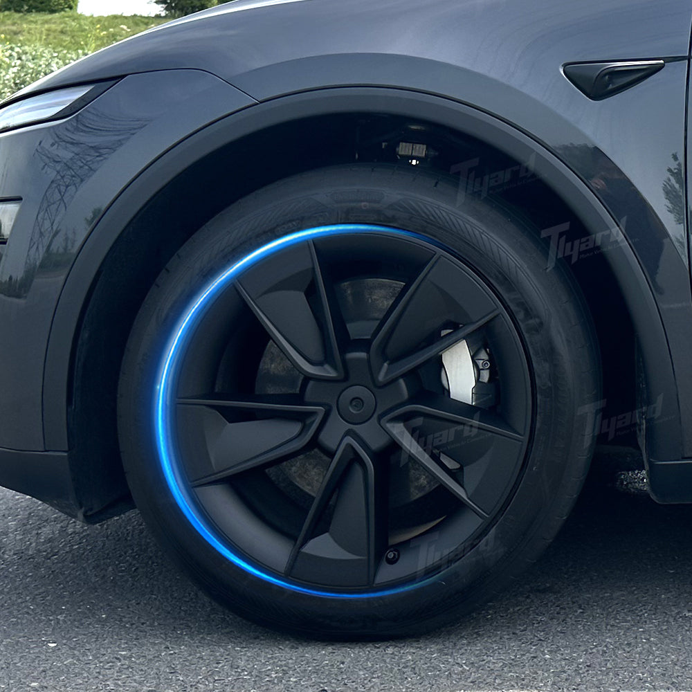 2025+ Model Y Juniper 19” Wheel Covers V-shaped spokes Hubcaps Full Rim Protectors 4 PCS | Tlyard