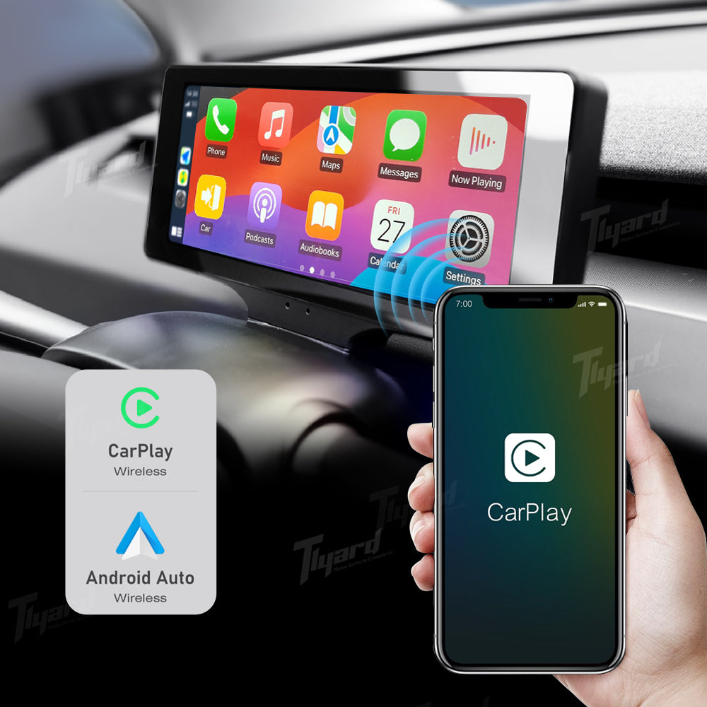 2026 Model Y Juniper/ Model 3 Highland Gear Shift Stalk + 7" Head-Up Display/ Wireless Charging Phone Mount Upgrade Kit | Tlyard