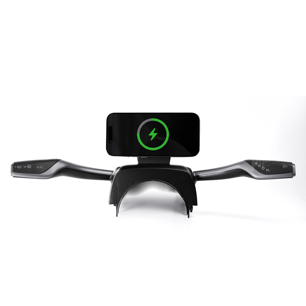 2026 Model Y Juniper/ Model 3 Highland Gear Shift Stalk + 7" Head-Up Display/ Wireless Charging Phone Mount Upgrade Kit | Tlyard