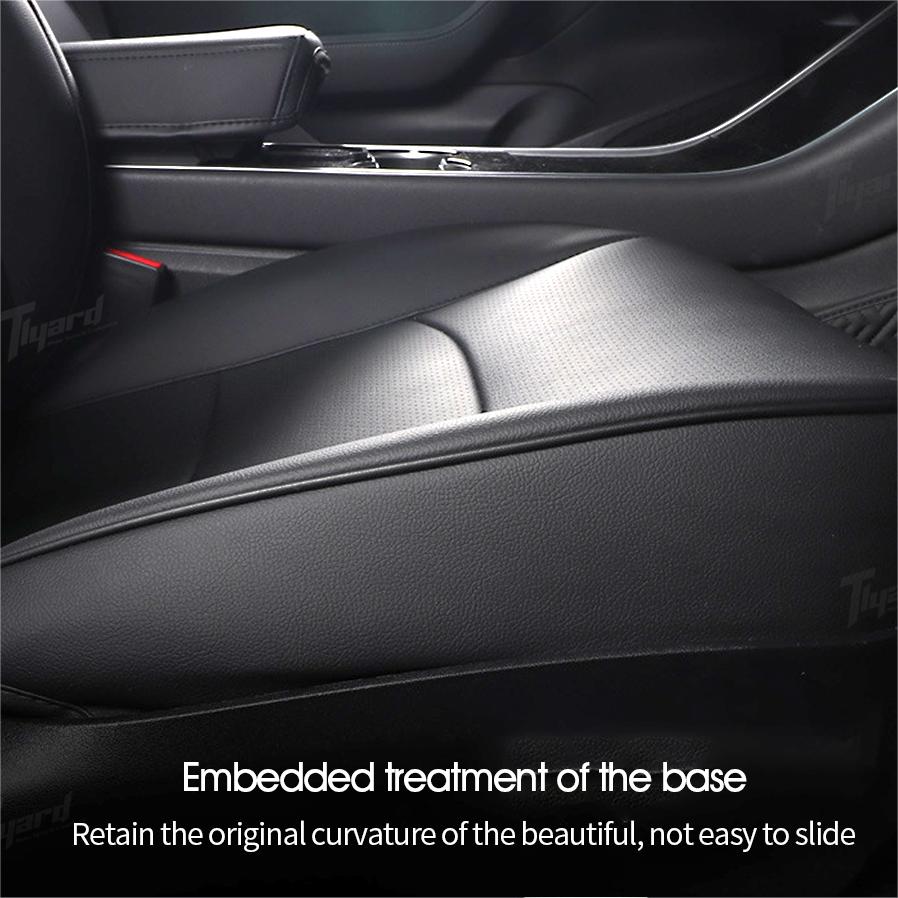 Fundas de asiento de cuero Nappa para Tesla Model 3 &amp; y 2017-2023 Highland