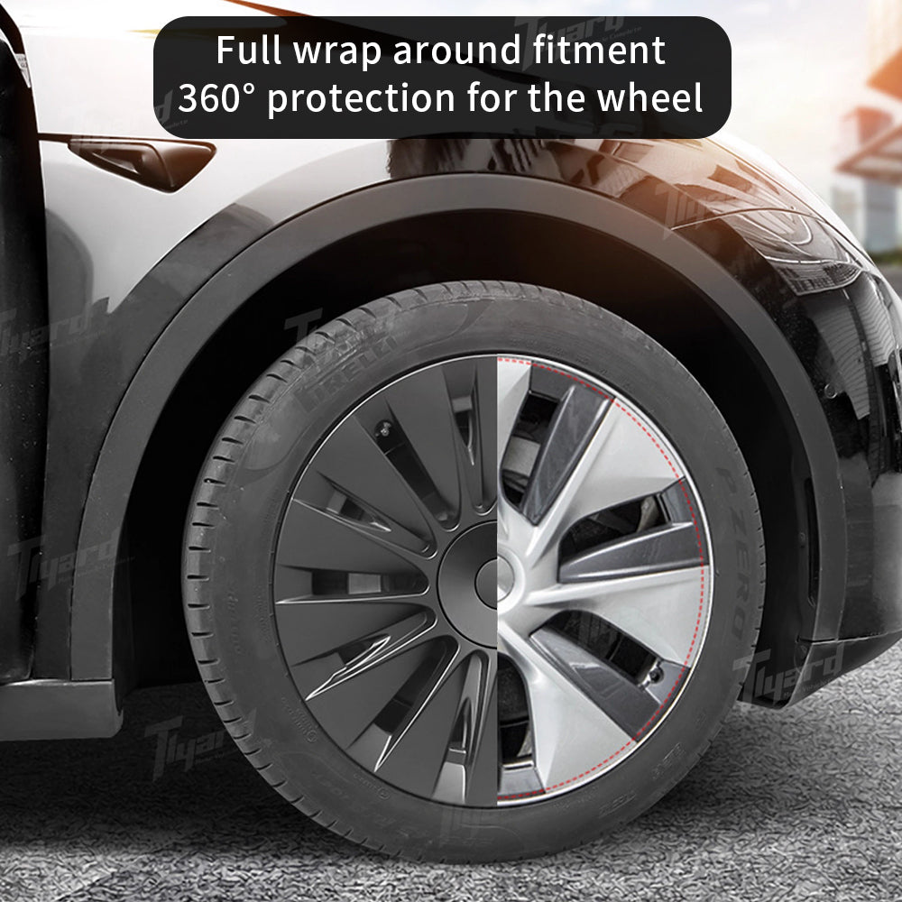 Winter Rim Cover Model Y 19-inch Sport Hubcaps Rim Covers Black Wheel Cover – Tlyard