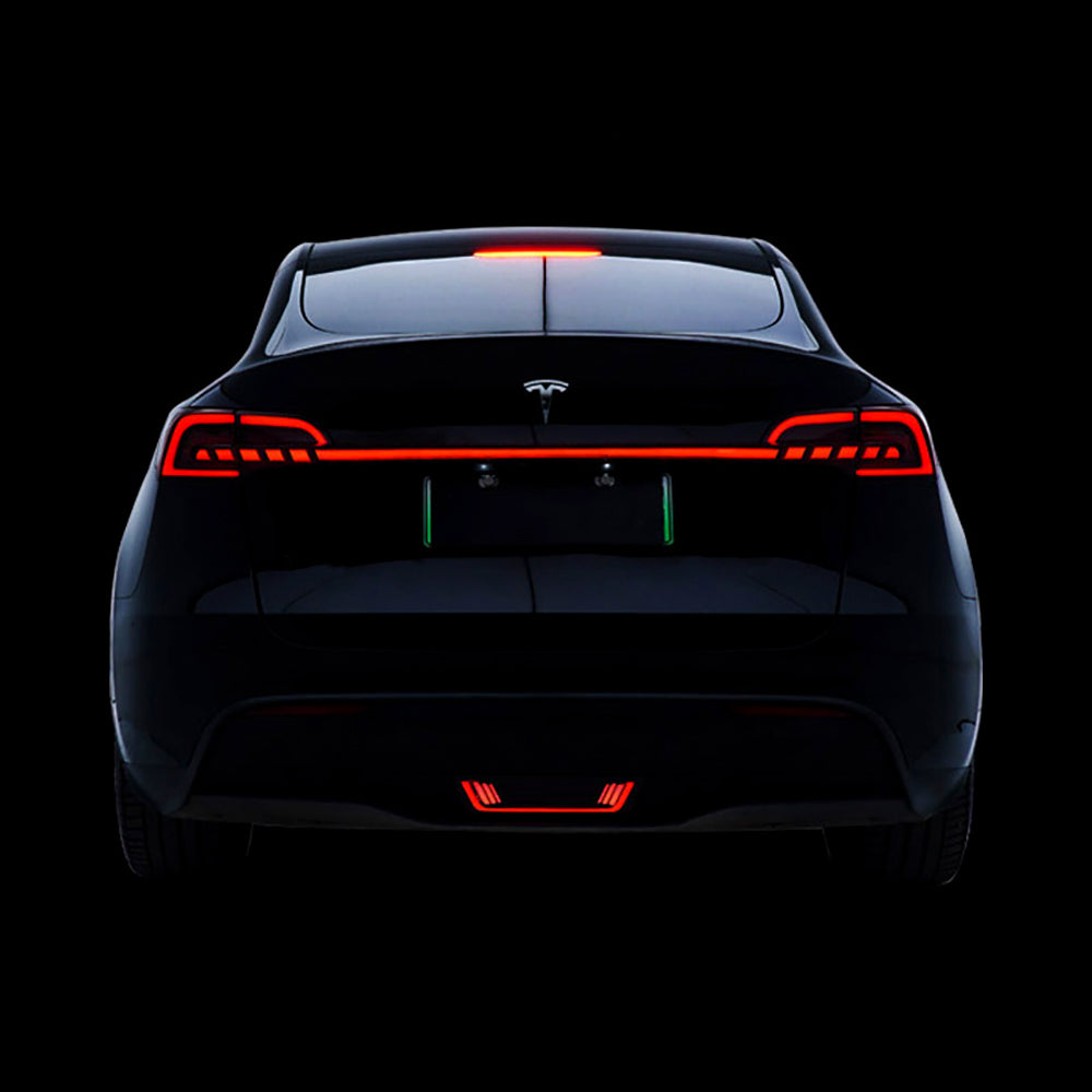 Newest Full-Width Strip Through Shape Tail Lights For Model 3 & Y