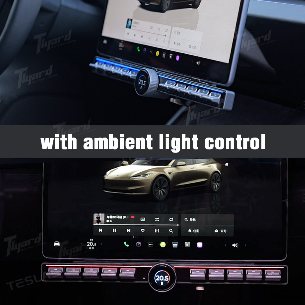 Model 3/Y/Highland Multi-function Intelligent Control Physical & Rotating Buttons