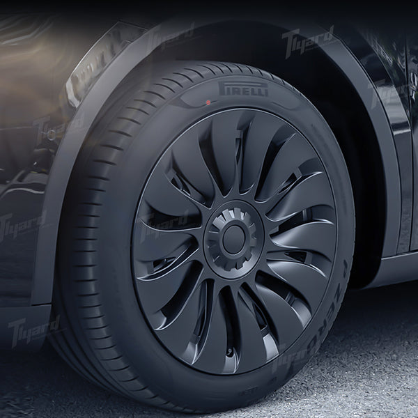 Tesla Model Y 19-inch Symmetrical Uberturbine Hubcaps Wheel Covers