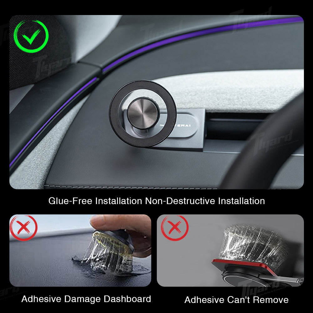 360° Rotatable Magnetic Phone Holder for Tesla Model 3 Highland & Y Juniper