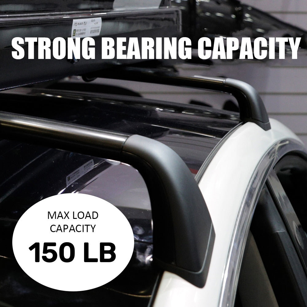 Modell 3 & Y Låsbar takräcke i aluminium Cargo Cross Bars (set med 2)