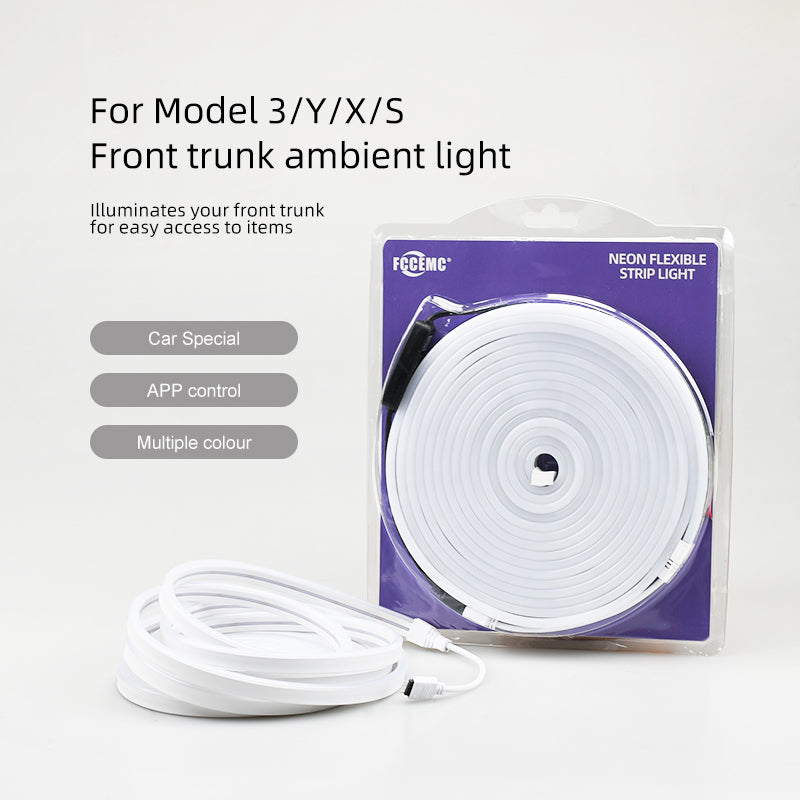 RGB 7-Color Ambient Light for Tesla Model 3/Y/X/S Frunk