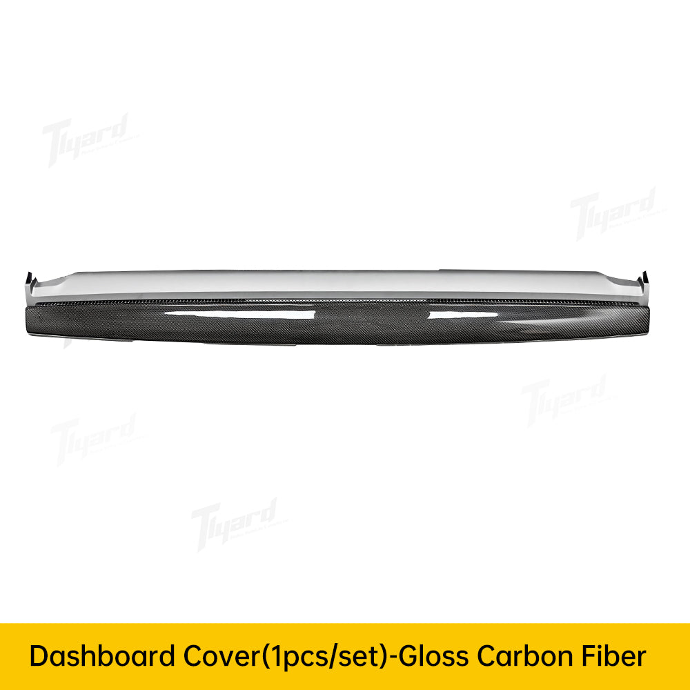 Model 3/Y Real Carbon Fiber Dashboard & Front Door Trim Panel Replacement Kit