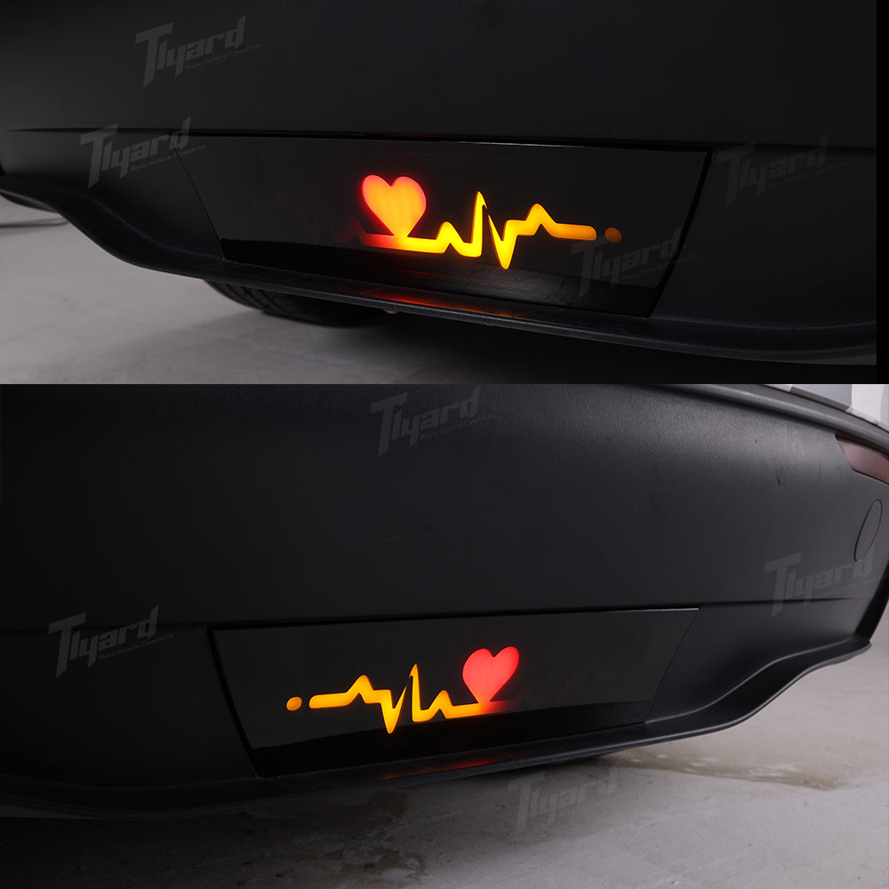 Tesla Model Y Heartbeat Pilot Light Additional Taillight