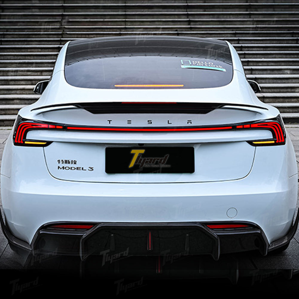 Tesla Model 3 Highland Full-Width Strip Through Shape LED Taillight