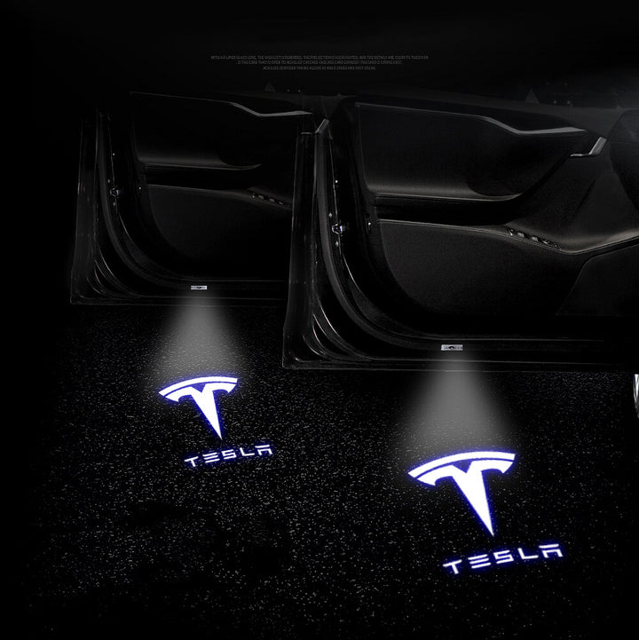 LED Tesla Logo Pfütze Lichter Auto Tür Lichter Für Modell 3/ Y/ X – Tlyard