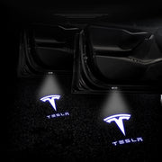 LED Tesla Logo Puddle Lights Car Door Lights For Model 3/ Y/ X/ S Model 3 Highland