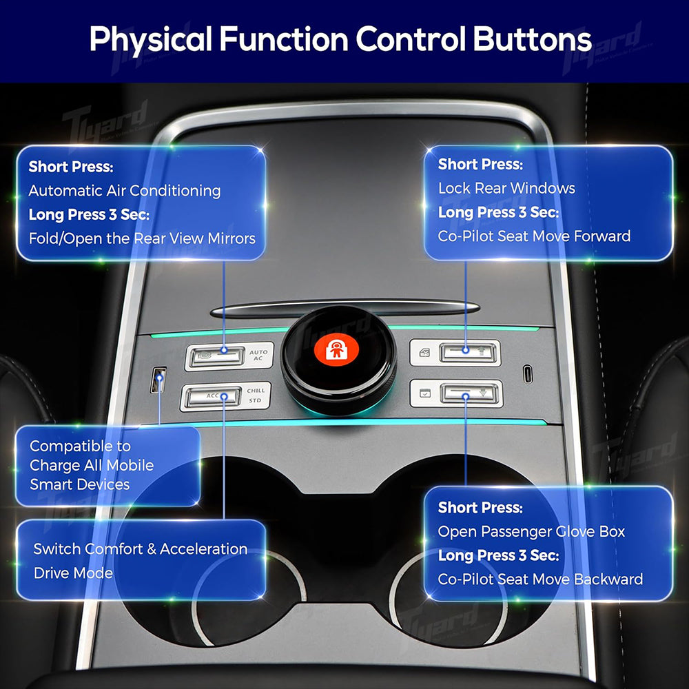 2021-2023 Model 3 / Model Y LCD Intelligent Control Knob Docking Station