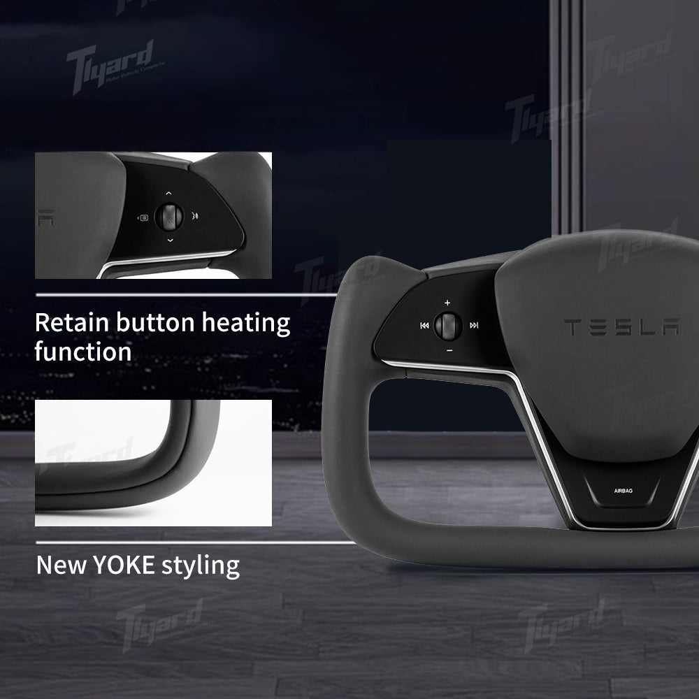 Custom Yoke Steering Wheel Upgrade for Model S/X (2012-2020)