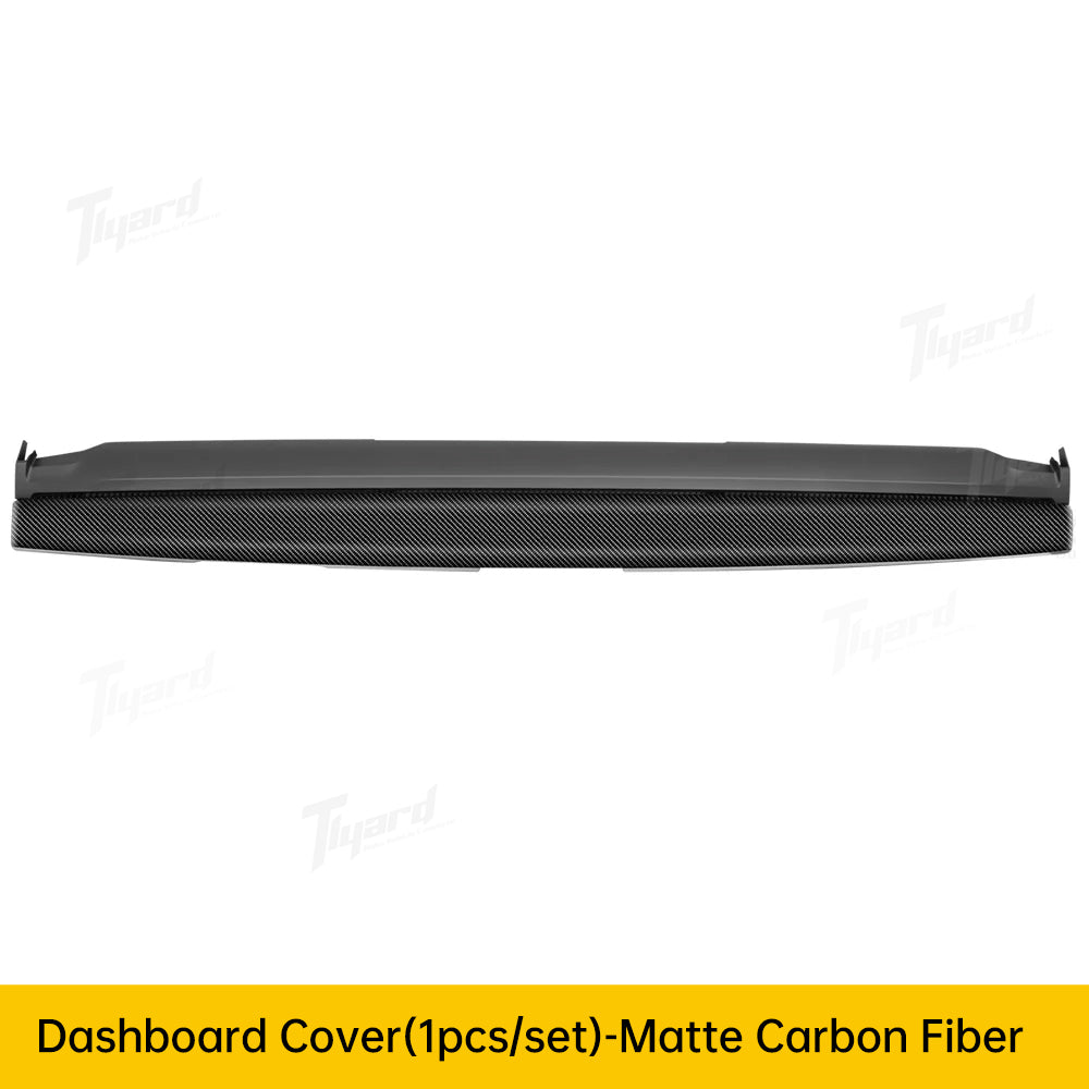 Model 3/Y Real Carbon Fiber Dashboard & Front Door Trim Panel Replacement Kit