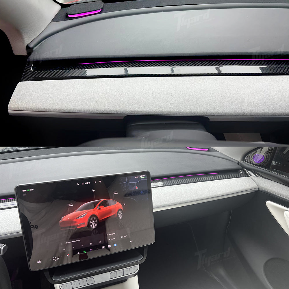 Tesla Model 3/Y Dashboard Tech Fabric 3-Piece Set