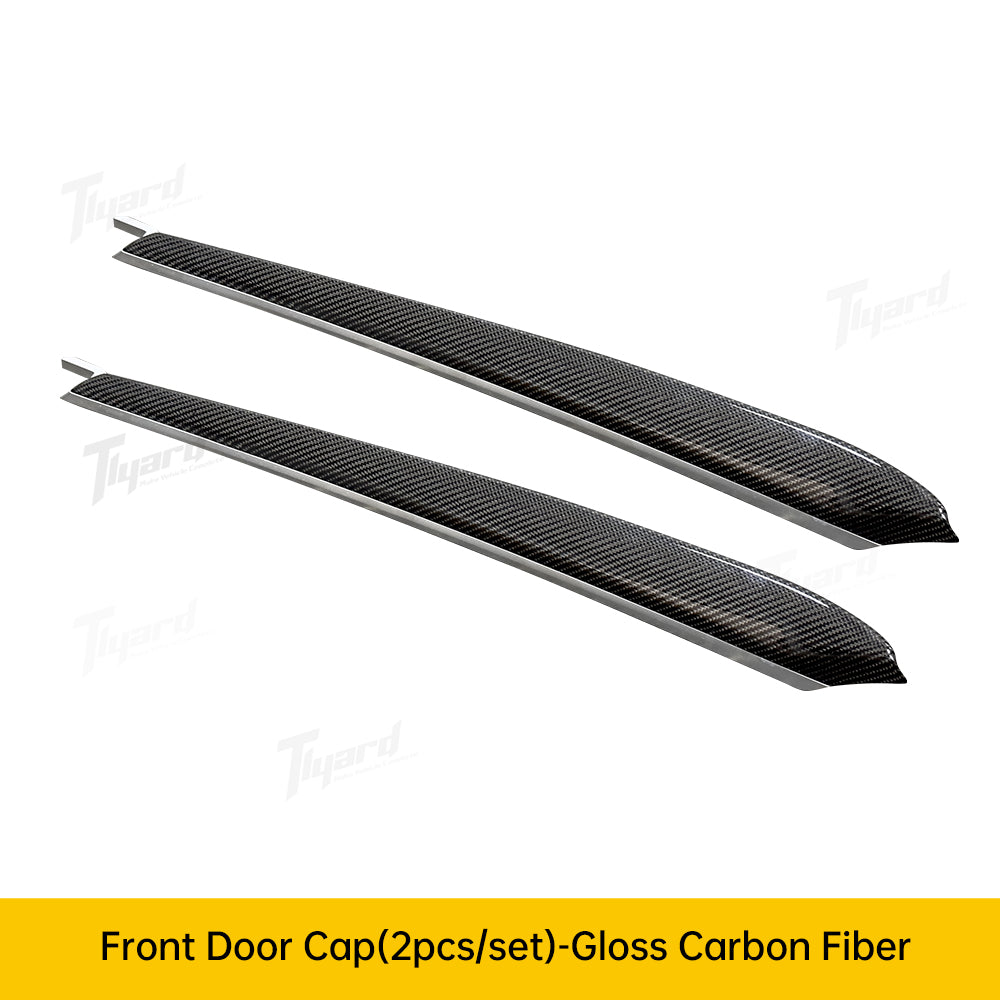 Model 3/Y Real Carbon Fiber Dashboard & Front Door Trim Panel Replacement Kit