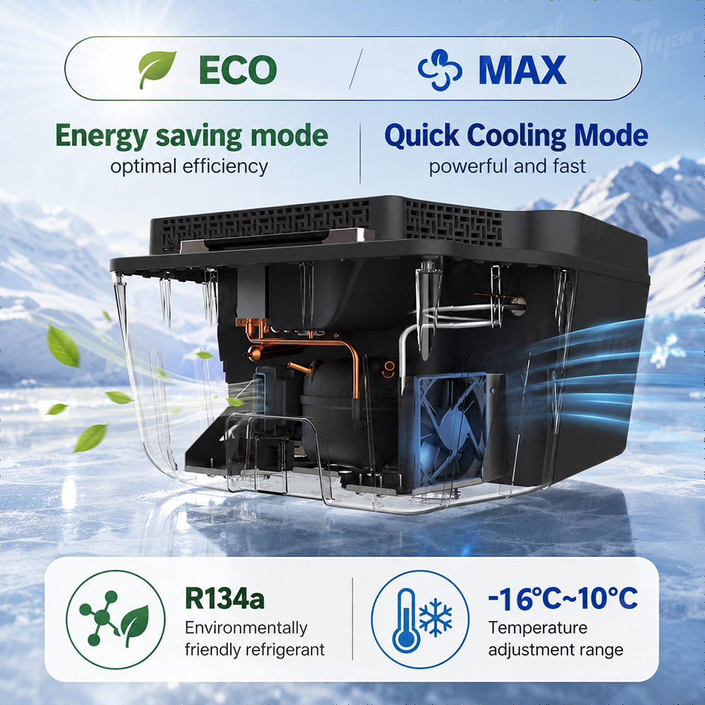 20L App Control Energy-Efficient Cooling Fridge for Model 3 & Model 3 Highland Trunk