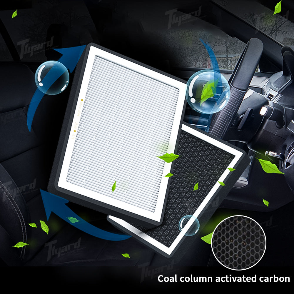 Model 3 & Y Highland Hepa Cabin Bulit-in Air Conditioning Filter Replacement Air Filter