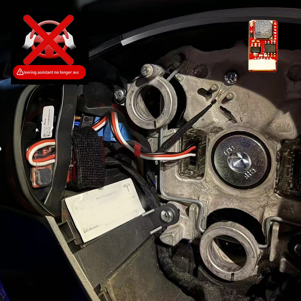Tesla FSD Autopilot Assist Auxiliary Chip AP Nag Elimination Model 3/Y/S/X/Cybertruck Module Steering Wheel