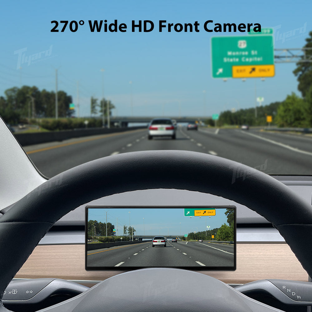 50% Off 9" Carplay Front Camera Smart LCD Dashboard Heads Up Display Tesla Model 3 & Y