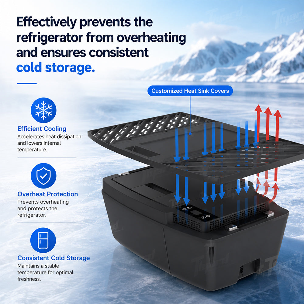 20L App Control Energy-Efficient Cooling Fridge for Model 3 & Model 3 Highland Trunk