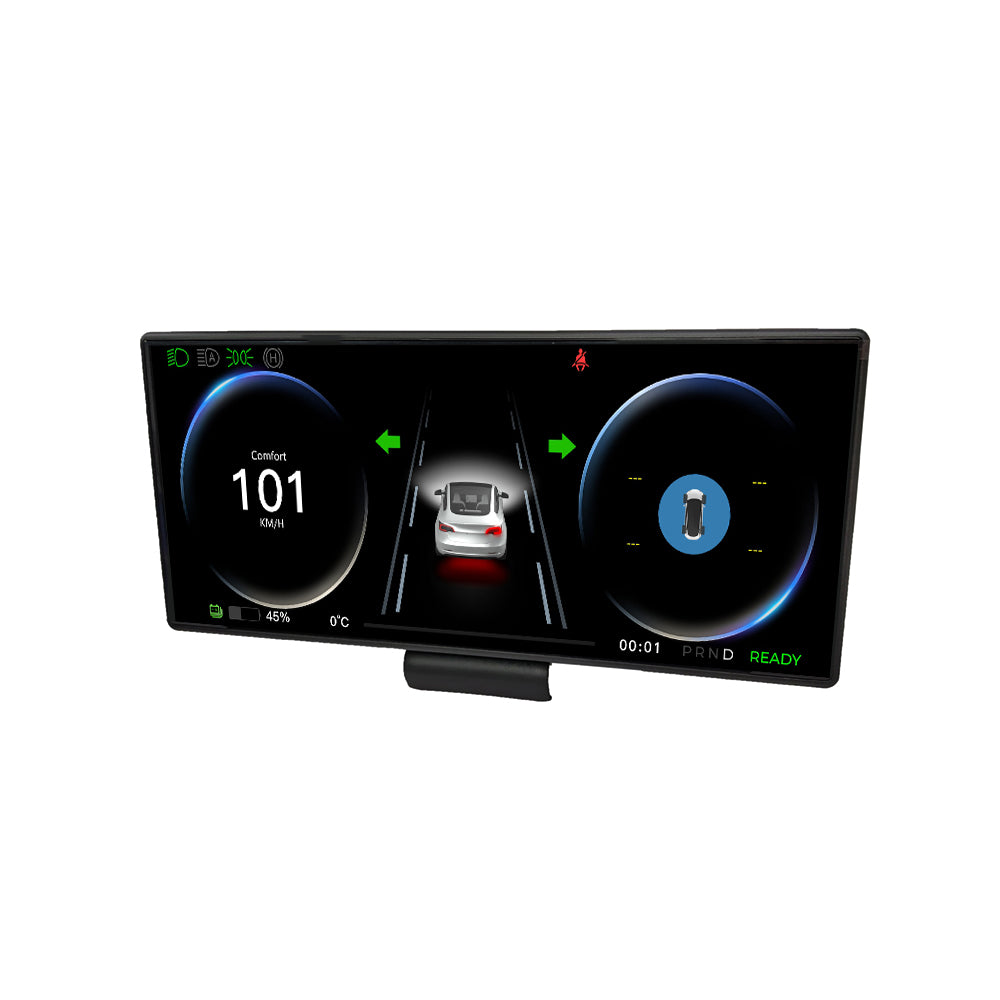 F9 9 pulgadas de instrumento del tacto del racimo CarPlay Android auto para el modelo 3 y Y