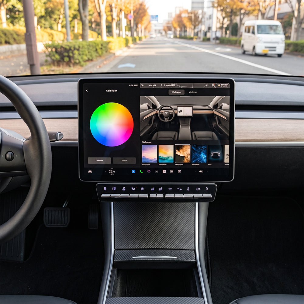 Center Console Physical Control Button Multi-function For Tesla Model 3 & Y Highland