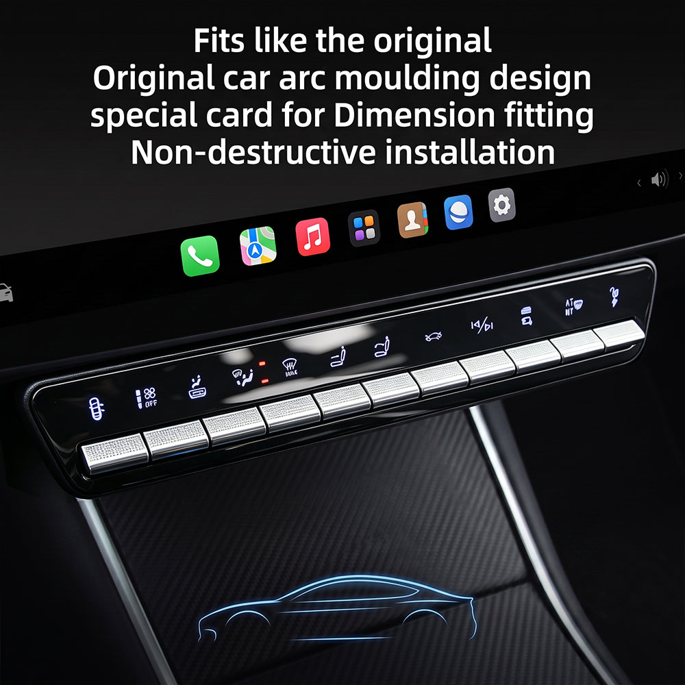 Center Console Physical Control Button Multi-function For Tesla Model 3 & Y Highland