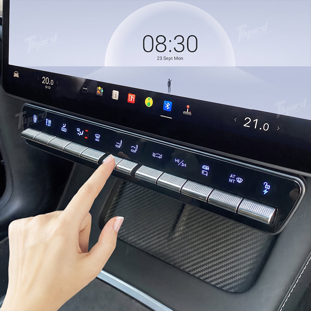 Center Console Physical Control Button Multi-function For Tesla Model 3 & Y Highland