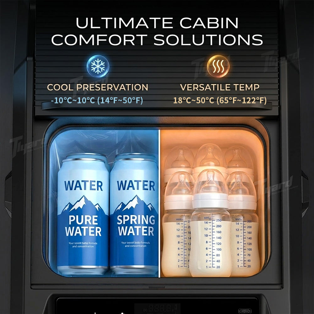 Cybertruck App Control Console Fridge with Built-in Touchscreen