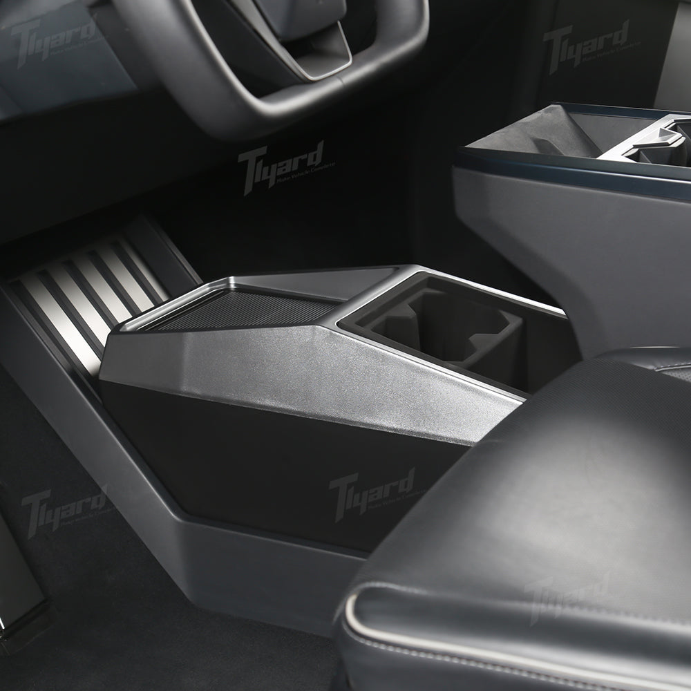 Multifunction Box Console 2024+ Cybertruck Center Console Organizer Dual-Layer Multi-Function St ...