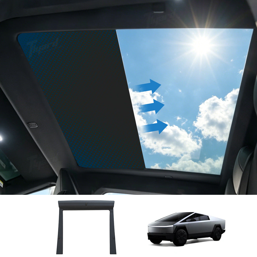 Cybertruck Electric Power Sunshade Voice Control Sunroof Shade | Tlyar ...