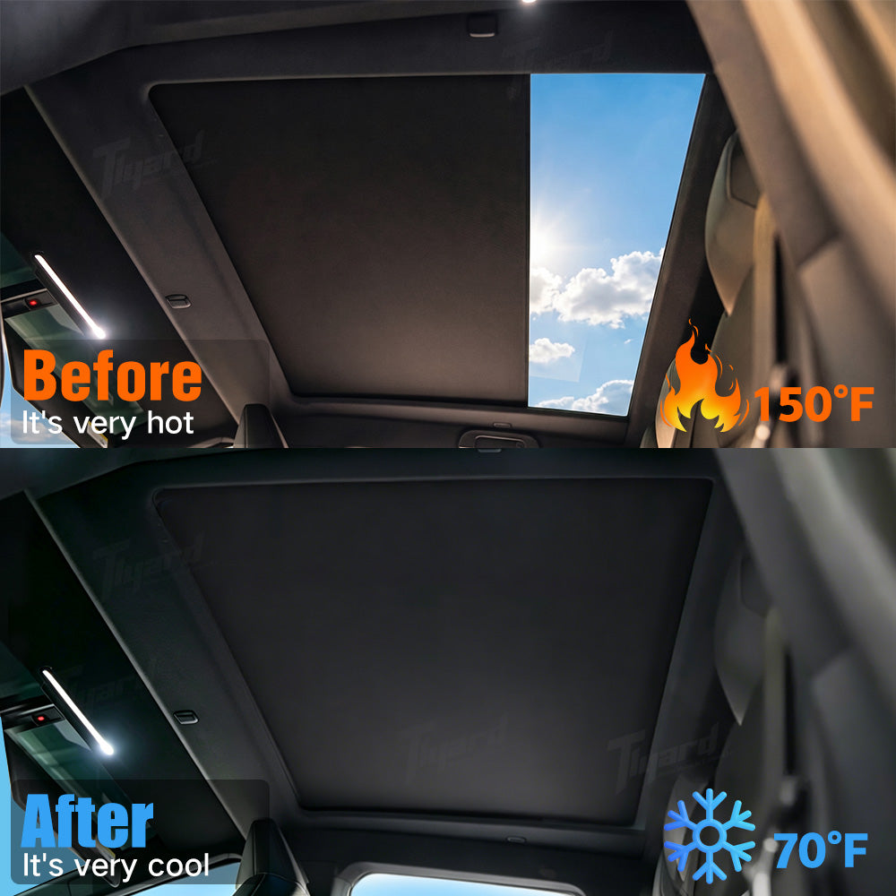 Cybertruck Electric Power Sunshade Voice Control Sunroof Shade | Tlyard