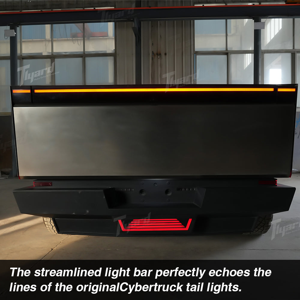 2024+ Cybertruck LED Tow Hitch Cover Brake/Signal Light for Safer Driving | Tlyard