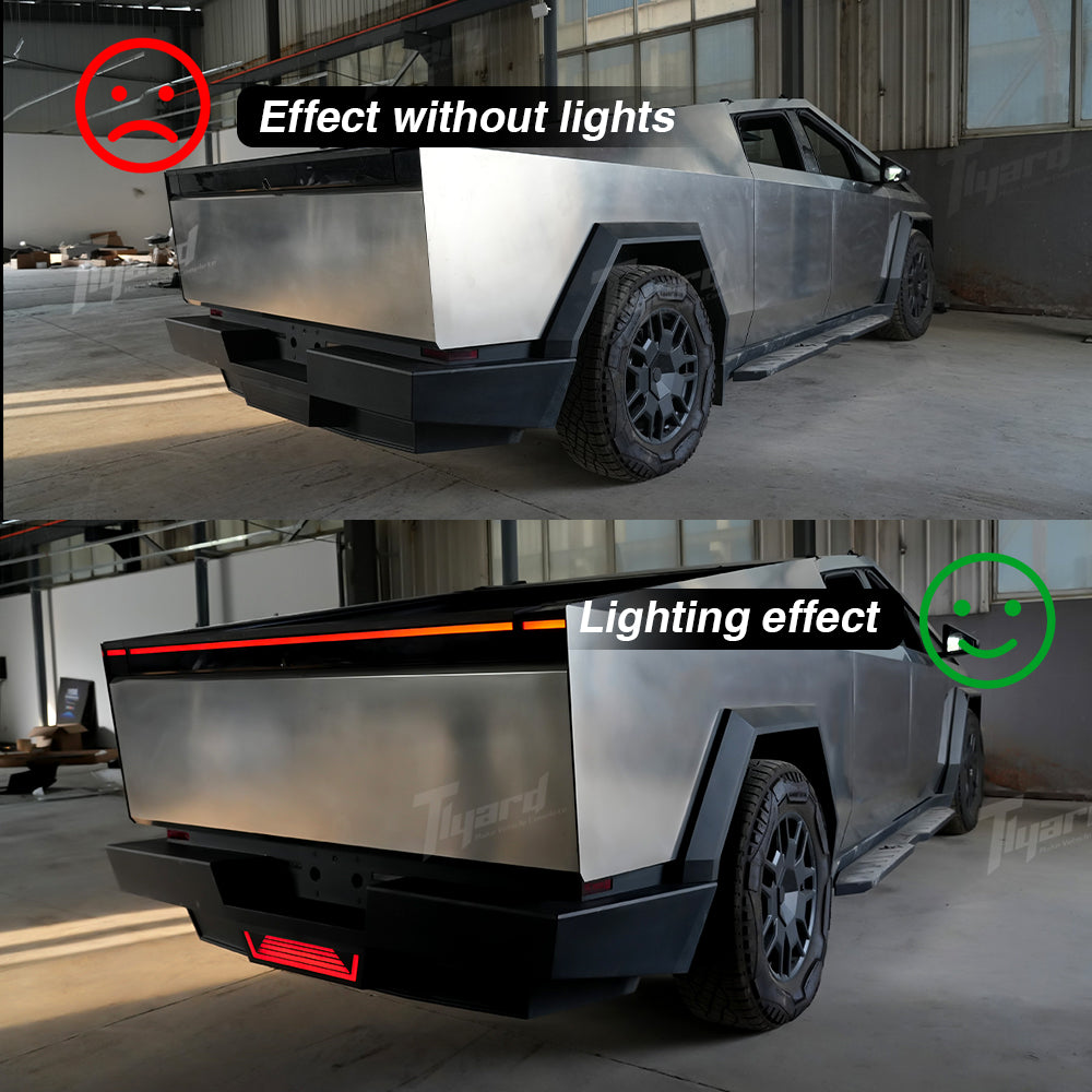 2024+ Cybertruck LED Tow Hitch Cover Brake/Signal Light for Safer Driving | Tlyard