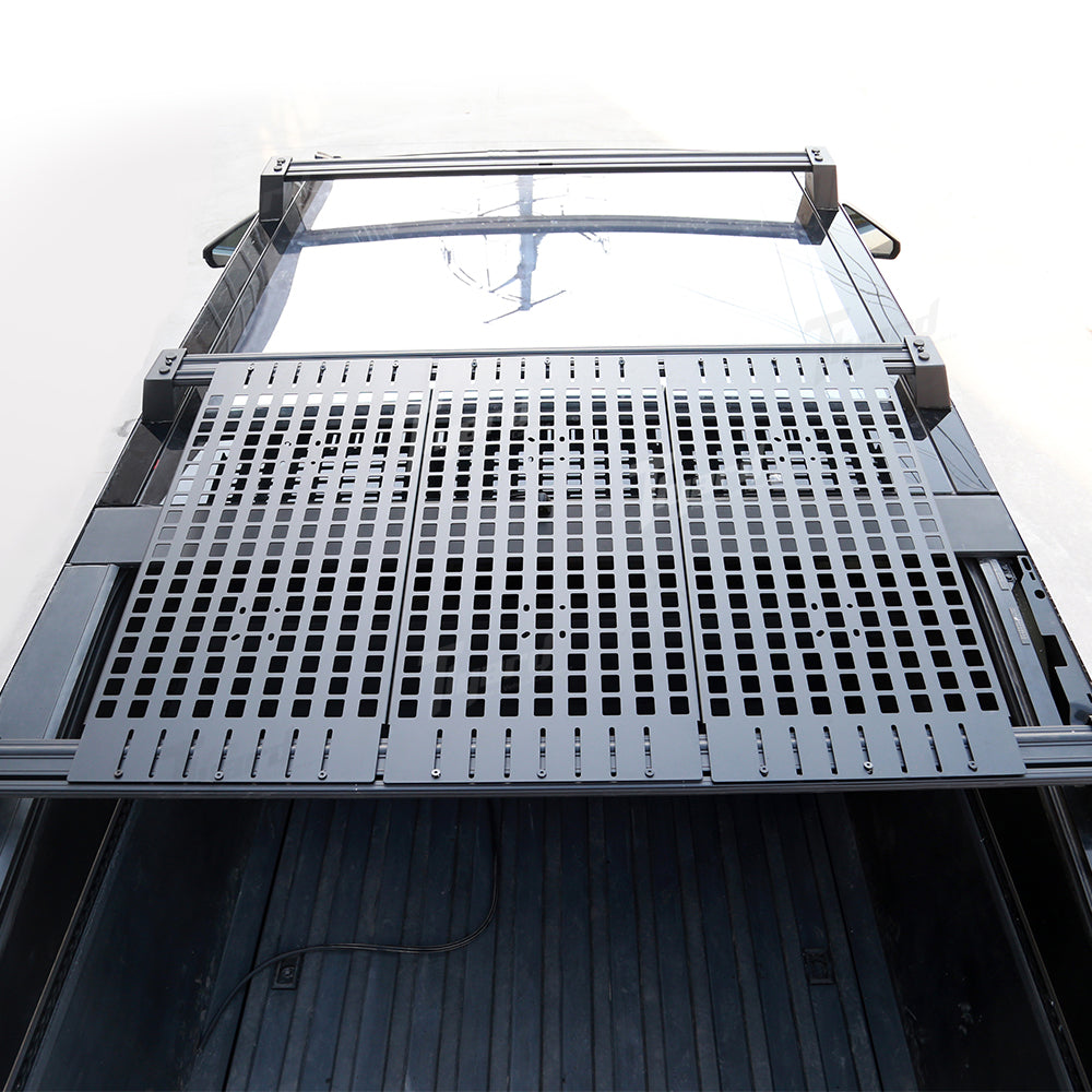Cybertruck Roof Rack Molle Panels Modular Overhead Storage Solution