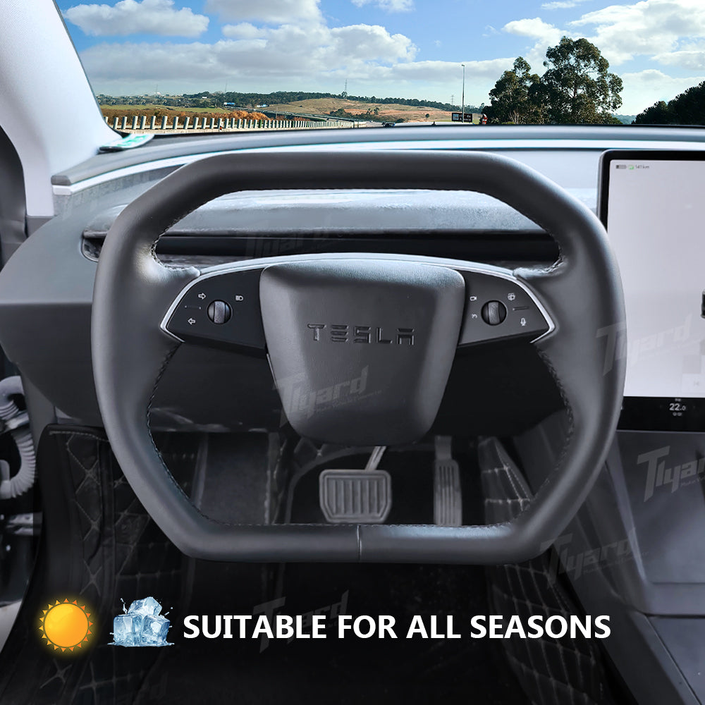 Floating Steering Wheel for Tesla Model 3 Highland/Model Y Juniper Cyber Design | Tlyard