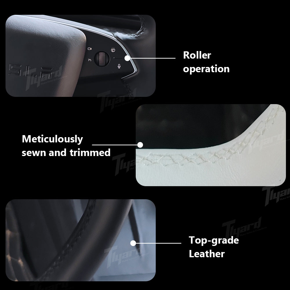 Floating Steering Wheel for Tesla Model 3 Highland/Model Y Juniper Cyber Design | Tlyard