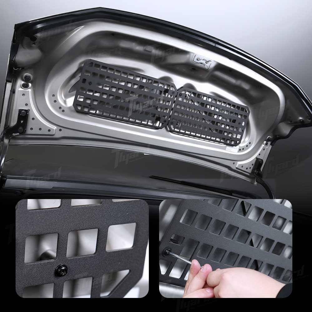 Frunk Molle Panels 2 PCS for Tesla Cybertruck 2024 - Customizable Gear Storage | Tlyard