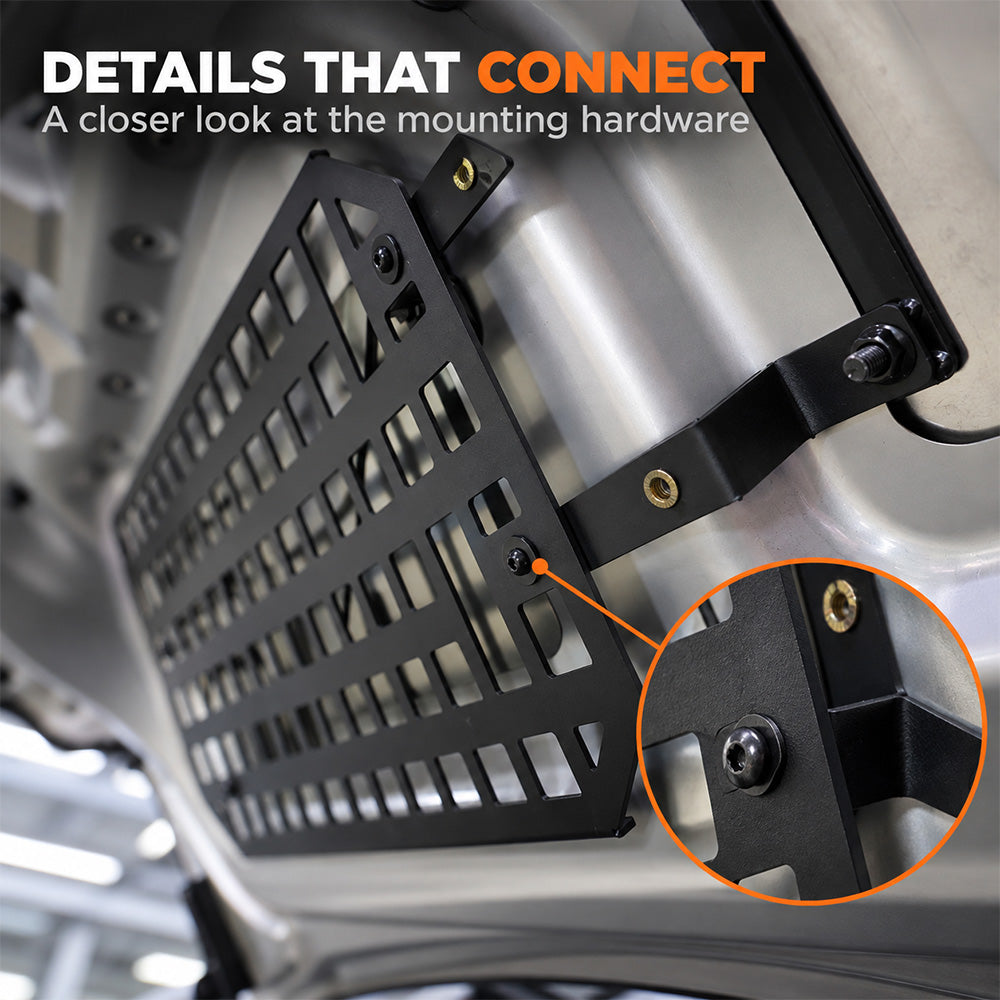 Frunk Molle Panels 2 PCS for Tesla Cybertruck 2024 - Customizable Gear Storage | Tlyard